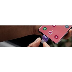 Kingston DataTraveler microDuo 3C DTDUO3CG3 64 GB USB 3.2 (Gen 1) Type C Flash Drive - Purple - 200 MB/s Read Speed - 5 Ye