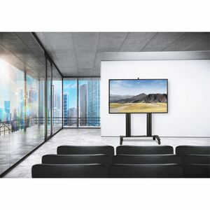 Peerless-AV® SmartMount® Flat Panel Cart for the 85" Microsoft® Surface™ Hub 2S - 300 lb Capacity - 4 Casters - 4" Caster 