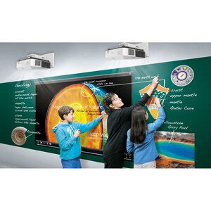 BenQ LW890UST 3D Ready Ultra Short Throw DLP Projector - 16:10 - Wall Mountable - 1280 x 800 - Front - 20000 Hour Normal M