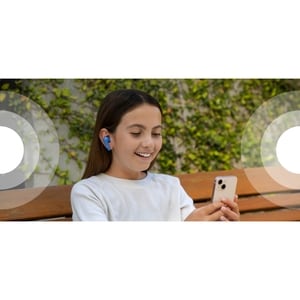 Belkin SOUNDFORM Nano True Wireless Earbud Stereo Earset - Blue - Binaural - In-ear - 1000 cm - Bluetooth