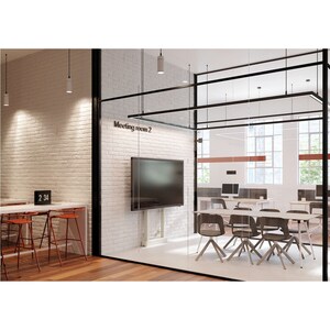 Vogel's RISE Floor/Wall Mount for Display, Display Screen, Flat Panel Display, LCD Display, Interactive Display - White - 