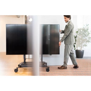 Vogel's Display Cart - 120 kg Capacity - 4 Casters - 100 mm Caster Size - Black