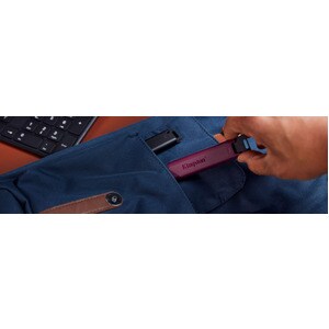 Kingston DataTraveler Max DTMAXA 512 GB USB 3.2 (Gen 2) Type A Flash Drive - Red - 1000 MB/s Read Speed - 900 MB/s Write S