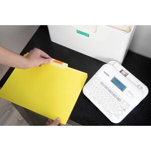 Brother® P-touch PT-D410 Home/Office Advanced Connected Label Maker - 15 Fonts - Connect via USB - Takes TZe Label Tapes u