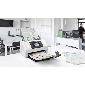 Epson WorkForce DS-790WN Large Format ADF Scanner - 600 x 600 dpi Optical - 30-bit Color - 24-bit Grayscale - 45 ppm (Mono