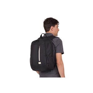Case Logic Jaunt Carrying Case (Backpack) for 39.6 cm (15.6") Notebook - Black - Tangle Resistant Cord - Polyester Body - 