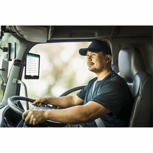 CTA Digital Vehicle Dash Mount Kit with Wireless Inductive Charging Case - 75 x 75, 100 x 100 - VESA Mount Compatible - Ru