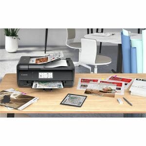 Canon PIXMA TR8660A Wireless Inkjet Multifunction Printer - Colour - Copier/Fax/Printer/Scanner - 4800 x 1200 dpi Print - 