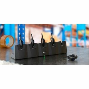 BlueParrott Cradle - Docking - Headset - 5 Slot - Charging Capability - Synchronizing Capability - USB