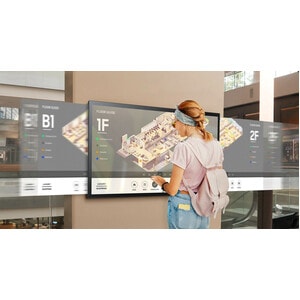 LCD Digital Signage Samsung QM43B-T 1092,20 mm - 24 ore/7 giorni Operation - Vertical Alignment (VA) - Touchscreen - 3840 