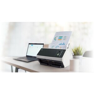 Fujitsu ImageScanner fi-8150 - 600 dpi Optical - 24-bits Cor - 8-bits Escala de cinza - 50 ppm (Mono) - 50 ppm (Color) - D