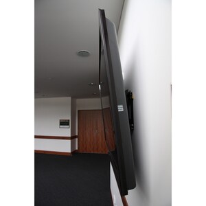 Atdec TH-3070-UT Wall Mount for Flat Panel Display - Black - 1 Display(s) Supported - 106.7 cm to 203.2 cm (80") Screen Su