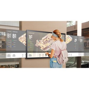 Samsung QM55B-T Digital Signage Display - 55" LCD - Vertical Alignment (VA) - Touchscreen - 24 Hours/7 Days Operation Cort