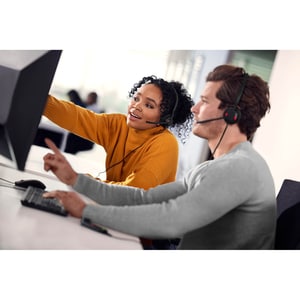 Jabra Engage 50 II Wired On-ear Stereo Headset - Black - Binaural - Ear-cup - 50 Hz to 20 kHz - MEMS Technology Microphone