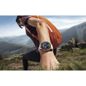 Huawei WATCH GT 3 Smartwatch - 42,30 mm Case Height - 10,20 mm Case Thickness - 42,30 mm Case Width - Schwarz, Stahl Case 