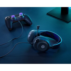 SteelSeries Arctis Nova 1P Wired On-ear Stereo Gaming Headset - Black - Binaural - Ear-cup - 36 Ohm - 20 Hz to 22 kHz - 12