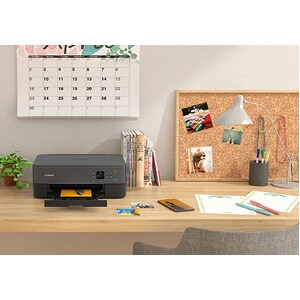 Canon PIXMA TS5370A Wireless Inkjet Multifunction Printer - Colour - Black - Copier/Printer/Scanner - 4800 x 1200 dpi Prin