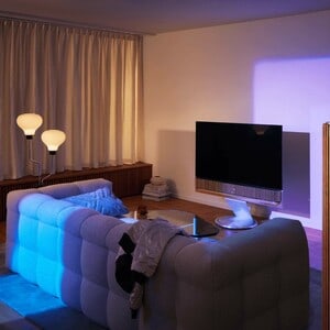 B&O Beosound Theatre Bluetooth Coluna barra de som - 800 W RMS - Google Assistant Supported - Cinzento - Montagem em pared