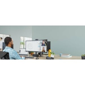 Webcam Logitech BRIO 505 - 4 Megapixel - 60 fps - Grafite - USB Type-C - 1920 x 1080 Video - Auto focus - 90° Angle - 4x Z