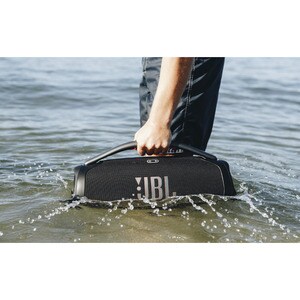 JBL Boombox 3 Portable Bluetooth Speaker System - 180 W RMS - Black - 40 Hz to 20 kHz - Battery Rechargeable - USB - 1