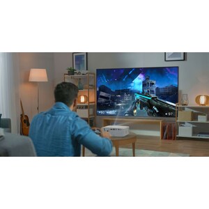 Optoma UHD35STx 3D Short Throw DLP Projector - 16:9 - Wall Mountable - White - High Dynamic Range (HDR) - Front - 2160p - 