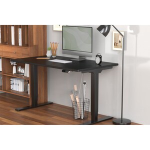 Digitus Table Base - Black Base - Height Adjustable - 1270 mm Height x 1700 mm Width x 680 mm Depth