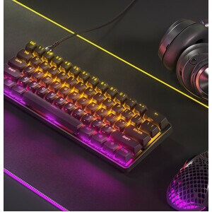 SteelSeries Apex 9 Mini Gaming Keyboard - Cable Connectivity - USB Type C Interface - RGB LED - Linear Optical Keyswitch -