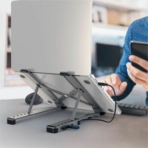 j5create JTS223-N Height Adjustable Notebook Stand - Up to 40.6 cm (16") Screen Support - 10 kg Load Capacity - 27.4 cm He