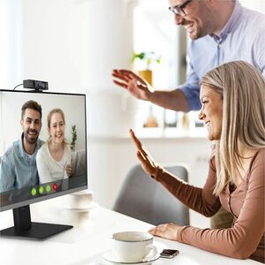 j5create Webcam - 8 Megapixel - 30 fps - Black, Silver - USB Type A/USB Type C - 1 Pack(s) - 4K, 2K, Full HD, HD - 3840 x 