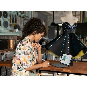 Logitech Rugged Folio Rugged Keyboard/Cover Case (Folio) Apple iPad (10th Generation) Tablet - Graphite - Drop Resistant, 