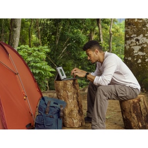 Housse/Clavier Logitech Rugged Folio Durci - Folio Style Apple, Logitech iPad (10e génération) Tablette - Gris basalte - R
