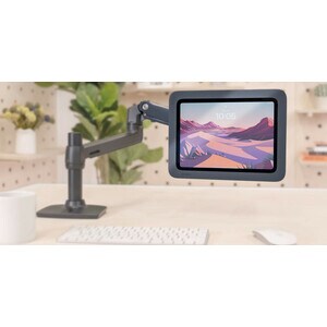 Heckler Design Mounting Adapter for iPad - Black Gray - 100 x 100 - VESA Mount Compatible - Steel