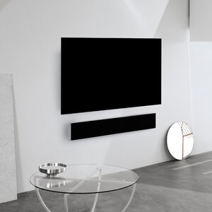 Bang & Olufsen BeoSound Bluetooth Sound Bar Speaker - Black - Wall Mountable, Flush Mount - Floor Standing - 32 Hz to 22 k
