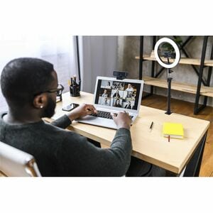 Kensington L1000 Bicolour Ring Light with Webcam Mount - Stand