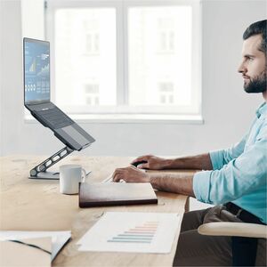 j5create JTS127-N Altura ajustável Sustentação do Notebook - Até 40,6 cm (16") Suporte de ecrã - 4 kg Capacidade de carga 