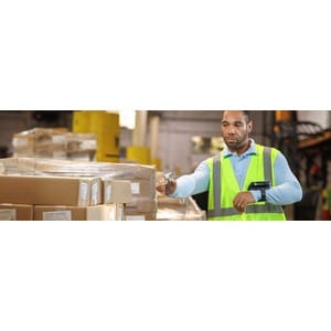 Zebra RS6100 Bluetooth Wearable Scanner - Wireless Connectivity - SE55Scan Engine - 46.17 ft Scan Distance - 1D, 2D - Lase