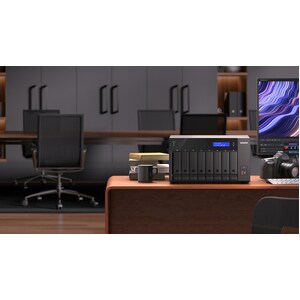 QNAP TVS-h874X-i9-64G SAN/NAS Storage System - 1 x Intel Core i9 i9-12900 Hexadeca-core (16 Core) - 8 x HDD Supported - 0 
