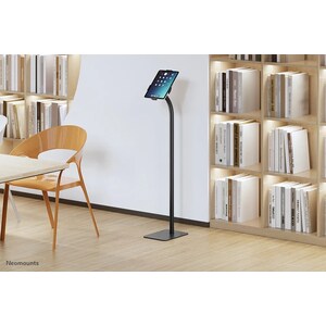 Neomounts Floor Mount for Tablet - Black - Height Adjustable - 1 Display(s) Supported - 20.1 cm to 27.9 cm (11") Screen Su