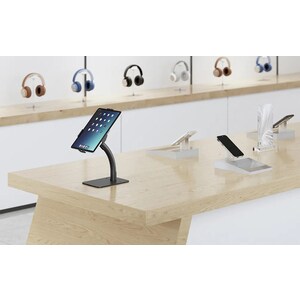 Neomounts Counter Mount for Tablet - Black - Height Adjustable - 1 Display(s) Supported - 20.1 cm to 27.9 cm (11") Screen 