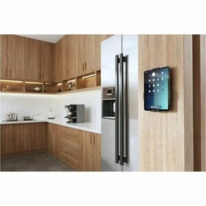 Neomounts Wall Mount for Tablet - Black - Landscape/Portrait - Height Adjustable - 1 Display(s) Supported - 20.1 cm to 27.