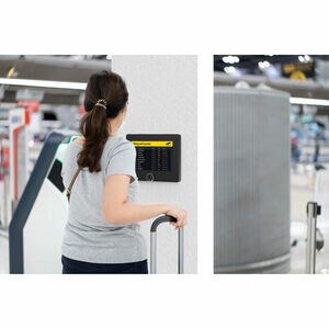 CTA Digital Universal Digital Password Locking Security Wall Mount Enclosure - 9.70" to 11" Screen Support - 75 x 75 - VES