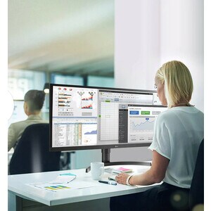 LG 34CN650N-6N All-in-One Thin Client Celeron J4105 Quad-core (4 Core) 1.50 GHz - 4 GB RAM DDR4 SDRAM - 16 GB Flash - Giga