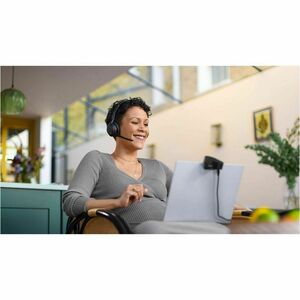 Cuffie Jabra Evolve2 55 Wireless On-ear Stereo - Nero - Binaural - Ear-cup - 3000 cm - Bluetooth - 20 Hz a 20 kHz - Tecnol