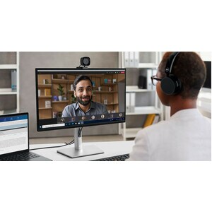 Dell WB3023 Webcam - 60 fps - USB 2.0 Type A - 2560 x 1440 Video - Auto-focus - 78° Angle - 2x Digital Zoom - Microphone -