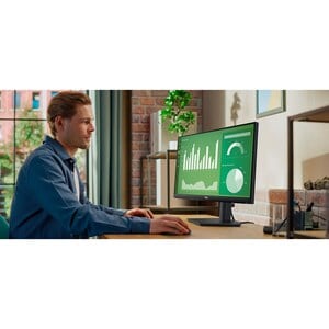 Dell E2424HS 24 Zoll Class Full HD LCD-Monitor - 16:9 Format - Schwarz - 60,5 cm (23,8 Zoll) Viewable - Vertical-Alignment