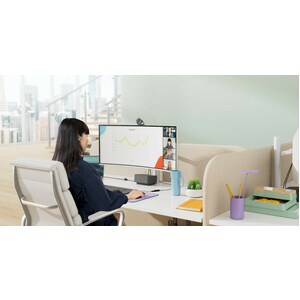 Logitech BRIO 305 Webcam - 2 Megapíxel - 30 fps - Grafite - USB Tipo C - 1920 x 1080 Vídeo - Foco Fixo - 70° Angle - 1x Zo