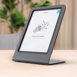 Heckler Design Portrait Stand for iPad 10th Generation - 10.48" Height x 8.13" Width x 6.23" Depth - Tabletop - Powder Coa