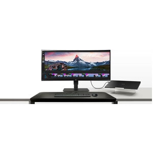 Monitor LCD LG Ultrawide 34BQ77QB-B 863,6 mm (34") Class UW-QHD Schermo curvo - 21:9 - Nero tessuto - 86,4 cm (34") Viewab