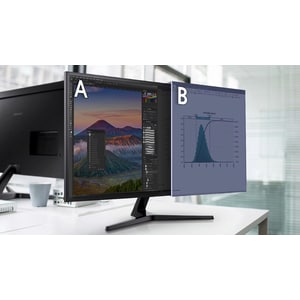 Samsung U32J590UQP 32 Zoll Klasse 4K UHD LCD-Monitor - 16:9 Format - 81,3 cm (32 Zoll) Viewable - Vertical-Alignment-Techn