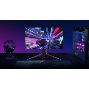Monitor OLED da gaming Asus ROG Swift PG27AQDM 685,8 mm (27") Class WQHD - 16:9 - 67,3 cm (26,5") Viewable - OLED - 2560 x